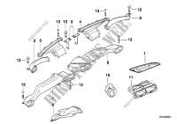 Air channel for BMW 740i 1993