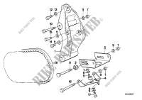 Air cond.compressor supporting bracket for BMW 735i 1982