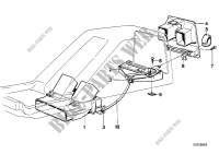 Air outlet rear center for BMW 745i 1985