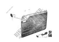 Armrest, front for BMW 1600ti 1967