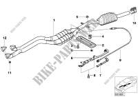 Catalytic converter/front silencer for BMW 323Ci 1998