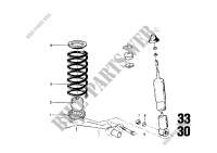 Coil spring, rear for BMW 2002tii 1971