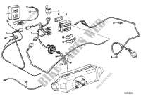 Connection Independent heater for BMW 745i 1985