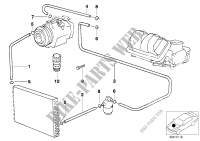 Coolant lines for BMW 728i 1995