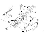 Cover f reclining front seat fitting for BMW 728iS 1982