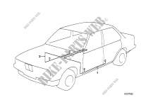 Door cable harness for BMW 735i 1982
