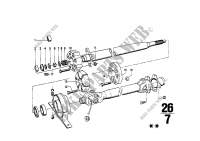 Drive shaft,univ.joint/centre mounting for BMW 2000 1971