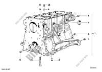 Engine block for BMW 316i 1993