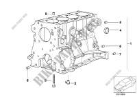 Engine block for BMW 316i 1.9 2001