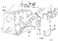 Engine block mounting parts for BMW 318is 1993