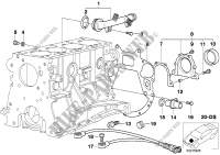 Engine block mounting parts for BMW 318i 1997