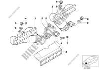 Exhaust manifold with catalyst for BMW 330i 1999