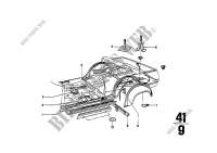 Floorpan assembly for BMW 2002 1971