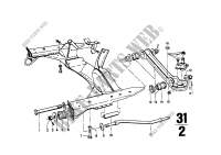 Front axle support/wishbone for BMW 1602 1974