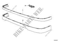 Front spoiler for BMW 320i 1987