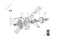 Generator, individual parts for BMW 2000 1971