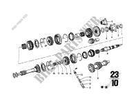 Getrag 242 gear wheel set parts/Rep.kits for BMW 2000 1971