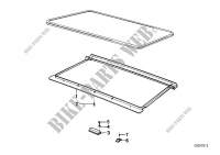 Glass cover for BMW 735i 1979