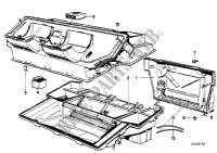 Housing parts, heater Behr for BMW 728iS 1982