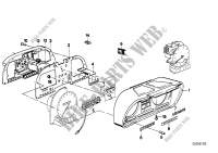 Instruments combinat .single components for BMW 732i 1979
