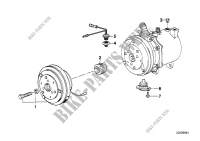 Magnetic clutch for BMW 732i 1982