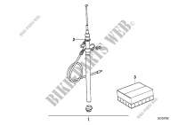 Manual antenna for BMW 318is 1989
