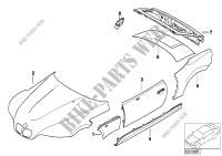 Outer panel for BMW Z3 1.9 1995