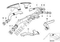Outflow nozzles/covers for BMW 840i 1993
