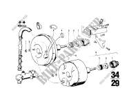 Power brake unit depression for BMW 1602 1974