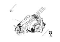 Rear axle drive for BMW 2000 1971