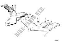 Rear heater duct for BMW 325ix 1986