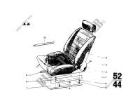 Recaro sports seat part for BMW 1602 1967