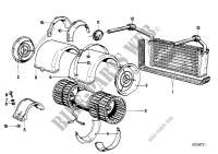 Single components heater for BMW 728iS 1982