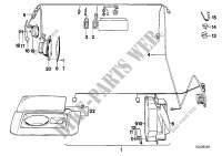 Single components sound system for BMW 630CS 1975