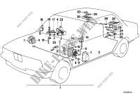 Single components sound system for BMW 535i 1985