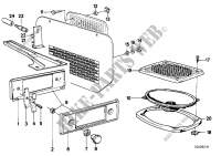 Single components stereo system for BMW 732i 1979