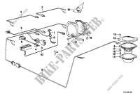Single components stereo system for BMW 325i 1987