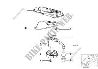 Sliding lifting roof manual operation for BMW 528i 1977