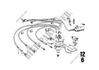 Spark plug/ignition wire/ignition coil for BMW 1600 1966