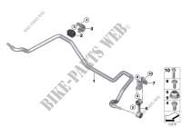 Stabilizer, rear for BMW 330d 2002