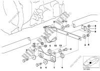 Suspension parts exhaust for BMW 316i 1.9 1998