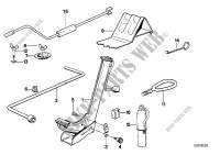 Tool kit/Lifting jack for BMW 318is 1989