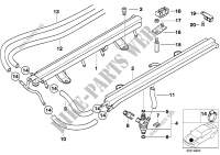 Valves/Pipes of fuel injection system for BMW 750iLS 1998