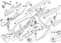 Valves/Pipes of fuel injection system for BMW 750i 1998
