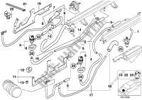 Valves/Pipes of fuel injection system for BMW 750iLS 1998