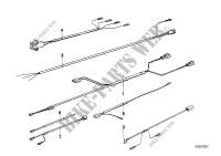 Various additional wiring sets for BMW 735i 1982