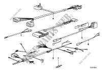 Various additional wiring sets for BMW 525e 1982