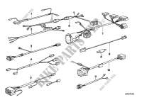 Various additional wiring sets for BMW 325i 1985