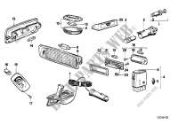 Various lamps for BMW 520 1972