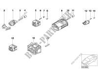 Various plugs according to application for BMW 520i 1995